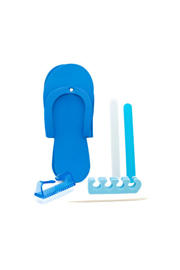 Spa System 8 in 1 pedicure set blue