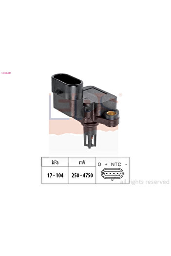 Eps Air pressure sensor FIAT PUNTO Convertible (176_) 1997-2000