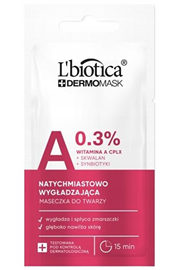 Other L'BIOTICA DERMOMASK Instantly smoothing mask with vitamin A 8 ml