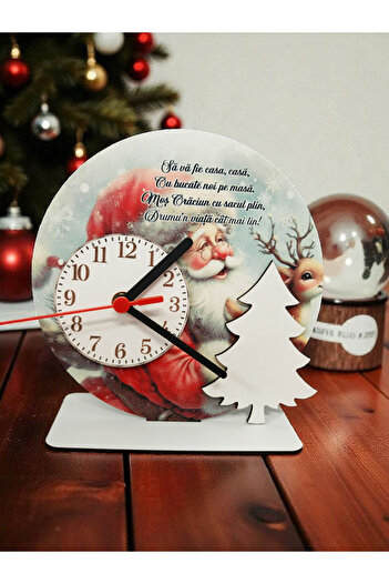 DLC Christmas decoration with clock