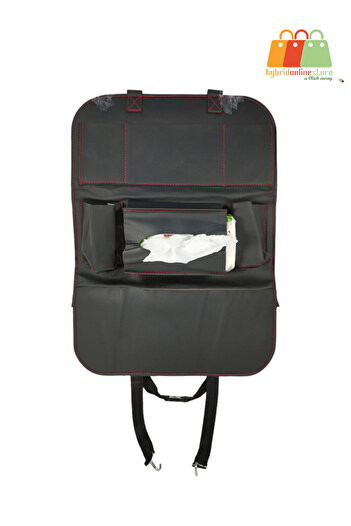 Generic Car Back Seat Kick Mat with Tissue Holder