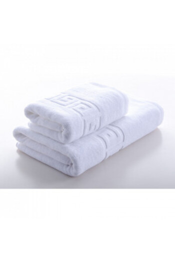 Plush Set of 2 towels 100% Pakistani cotton, hotel, 500 g/m2