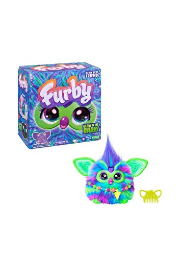 Hasbro Furby Galaxy Edition, Glow in the Dark, 15 Fashion Accessories, Interactive Plush Toys for 6 Year Ol