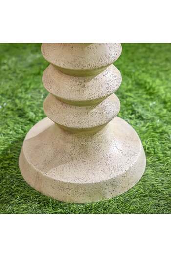 Danube Home Axis MGO Side Table - Multi Color Outdoor Garden Accessory - Stylish & Durable 31" x 31" x 48.5"