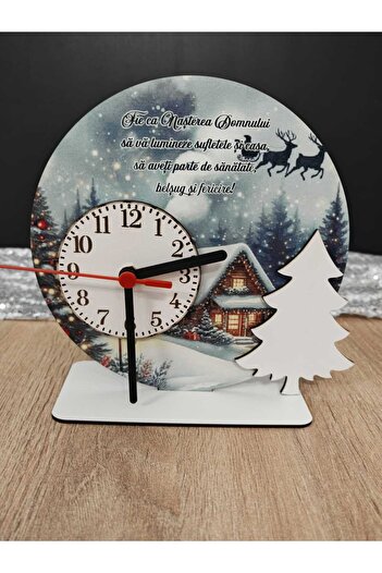 DLC Christmas decoration with clock