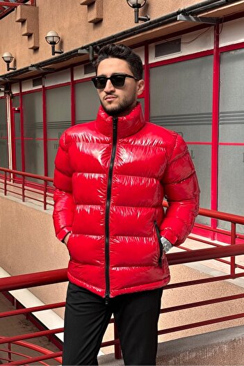 inpool Hi-Quality, Çift yönlü fermuar, Regular fit, Rüzgar ve su geçirmez, Parlak şişme mont 24USEC2475