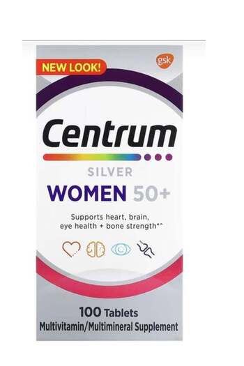 Centrum Silver Women 50+ 100 Tablets