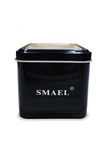 SMAEL Men's Sports Watch Alarm Date Digital Quartz Black-Silver