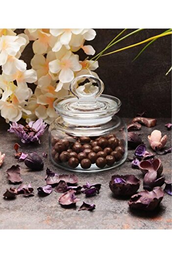 Paşabahçe 4 Pieces 98863 Kitchen Vacuum Lid Glass Storage Container Jar 635Cc