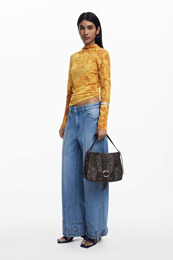 Desigual Medium faux leather buckle bag