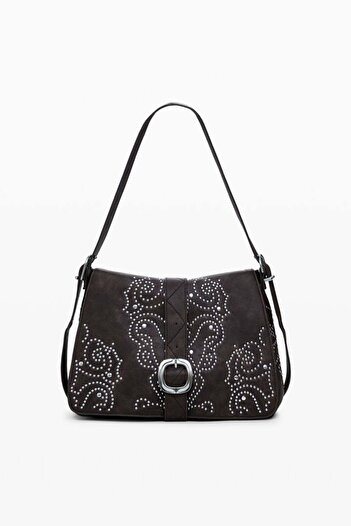 Desigual Medium faux leather buckle bag