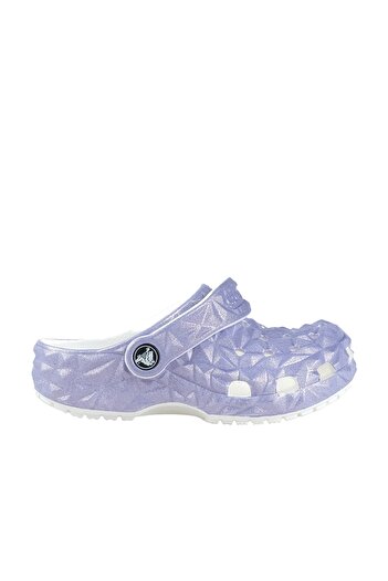 Crocs Classic Iridescent Geo Girl's Slippers 209693-100
