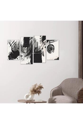 Generic Modern Abstract Art Wall Panel - 24534 - Divided into four pieces