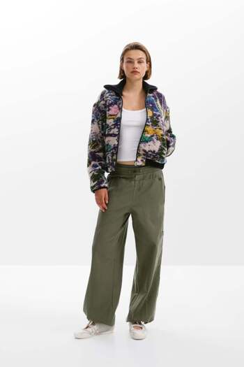 Desigual Heathered bomber jacket