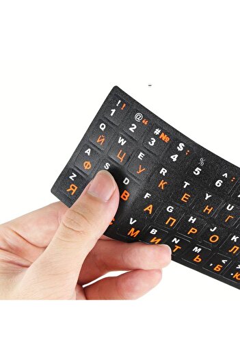 Other Stickers for PC laptop keyboard QWERTY layout Ukrainian Cyrillic 11x13 mm