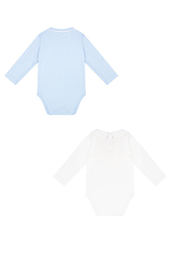 Miny Center Erkek Bebek 2'li Body Set