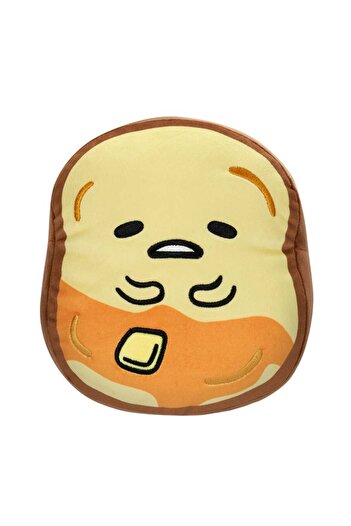 Squishmallows Little Plush 8 inch Sanrio Core Gudetama Holding Buttered Toast, Officially Licensed K