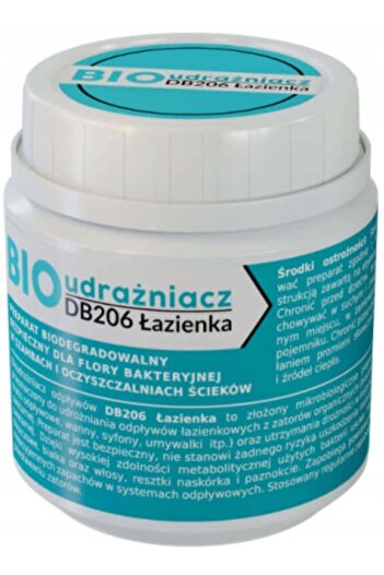 Other BIODRAINER DB 206 BATHROOM drain pipe unblocker 100 g