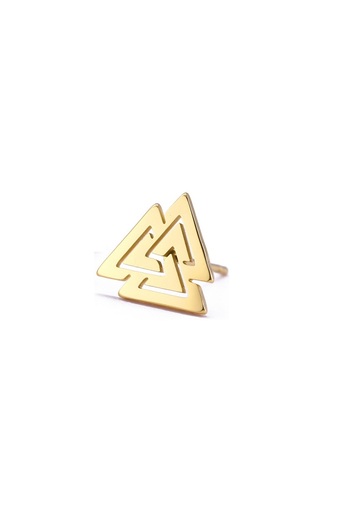 Viking Nordic Valknut Vegvisir Design Nail Model 316L Stainless&Non-Tarnish Steel Earrings