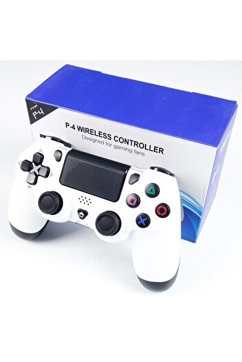 Other Wireless Pad Controller for PS4 PlayStation 4 Vibration Function White