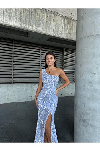 Modafeminen Trend Velvet Slit φόρεμα ΛΕΥΚΟ 583150