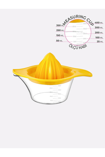 Aghilo Limon ve Portakal Sıkacağı 0,40 Lt – Kapaklı / Şeffaf Ölçü Kabı