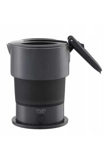 Other Adler Foldable Silicone Travel Kettle | 0.6L Grey