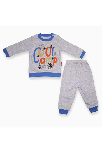 N@zence Cool Camp Baby Pajama Set - Cotton 2-Piece Long Sleeve Set