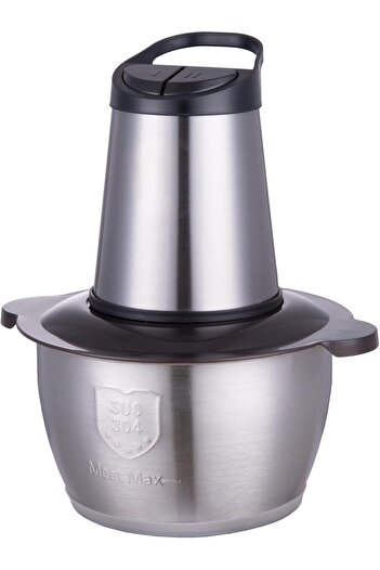 flexy Food Chopper: 350W Full Copper Motor, 2L Stainless Steel Bowl, Dual Speed Control, S-Blade Cho