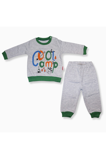N@zence Cool Camp Baby Pajama Set - Cotton 2-Piece Long Sleeve Set