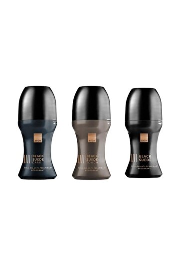AVON Avon roll-on antiperspirant set, 3x50 ml, black velour, for men