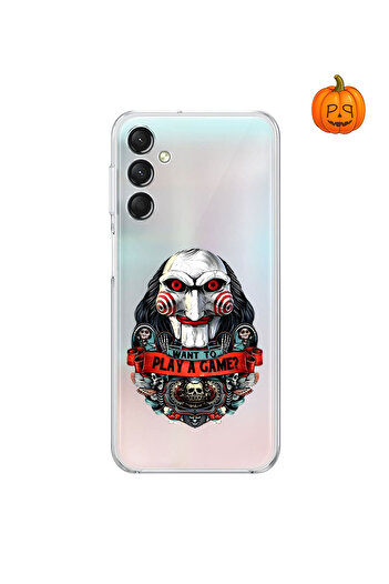 PPKin Dali Design Samsung Galaxy A14 Compatible Transparent Case Horror 7 Design