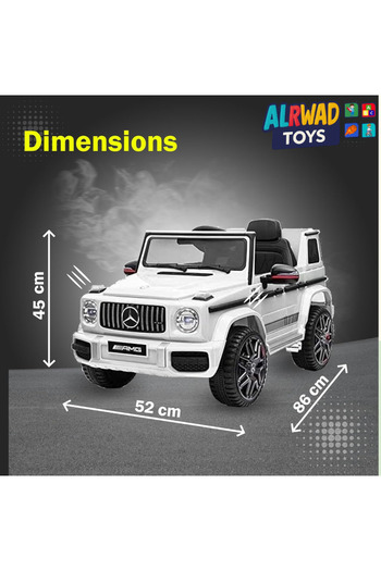 ALRWAD Mercedes-Benz G-Class Kids Ride-On Car, 12V, with Remote Control, Electric Car