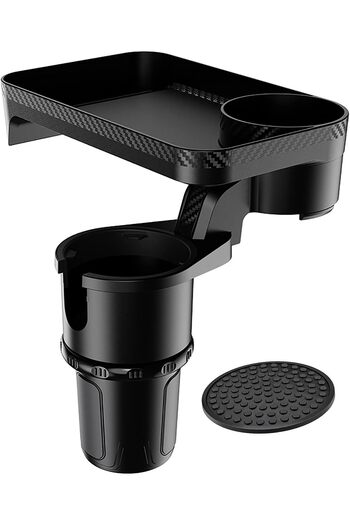S Z F Store WANGCL Car Cup Holder Expander Tray Multifunctional Automotive Cup Attachable Tray with 360°Rotatio