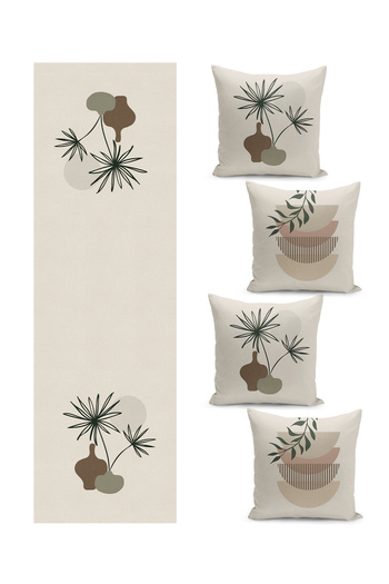 Filamente Special Design Quad Cushion Cover and Runner Set