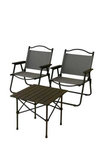 GENERAL Folding picnic set with 2 chairs and a table
