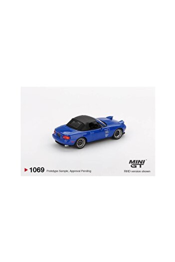 mini gt Mazda Miata Mx-5 (Na) Tuned Version Dark Blue 1/64 Model Car
