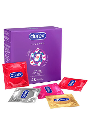 Other Durex - 40 Love Mix Condoms 5 Different Varieties