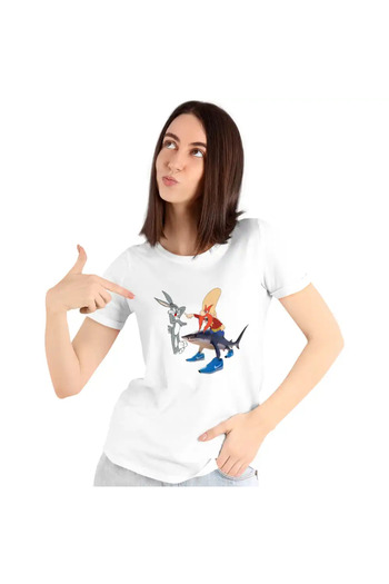 OEM Women's T-Shirt Yosemite Sam Tralalero Tralala Shark