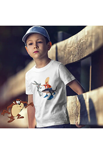 OEM Kids Boys' T-Shirt Yosemite Sam Tralalero Tralala Shark
