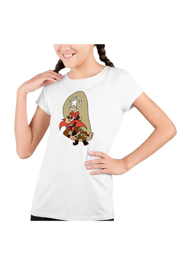 OEM Kids Girls' Yosemite Sam Serif Looney Tunes T-Shirt