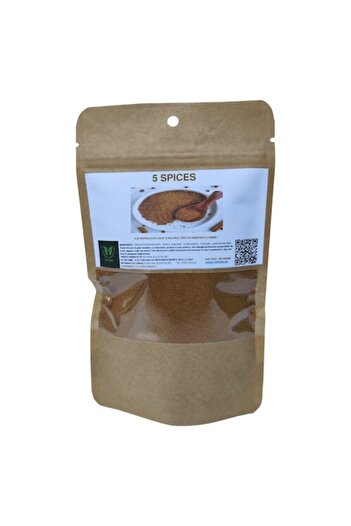 natural & gustos since 2021 5 Spices spice mix, & tasty, 100 grams, balanced flavor