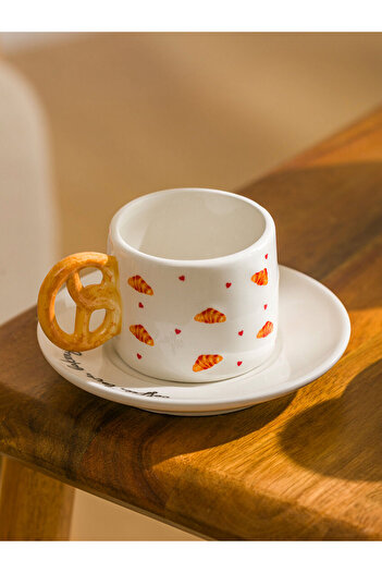 LC Waikiki Peak New Season Printed 2-Person Porcelain Coffee Cup Set 100 ml