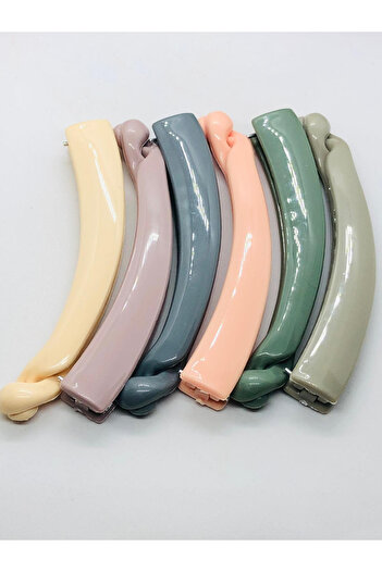 İnDerin Women's 6-Piece Banana Hair Clip - Hair Clip