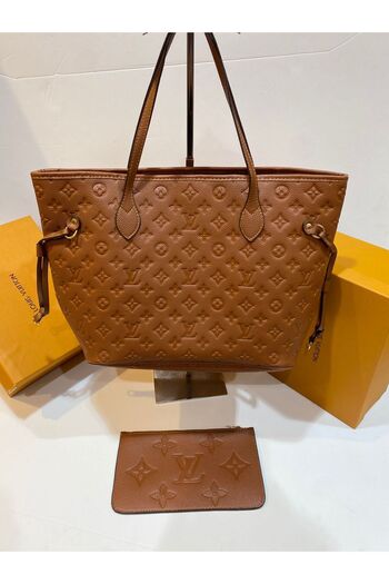 Noname Luxury women's bag similar to Louis Vuitton in luxurious brown color