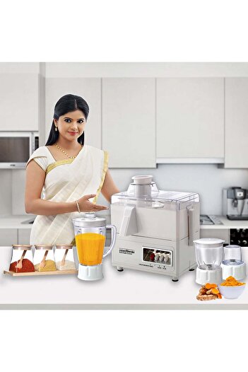 flexy 4-in-1 Food Processor with Mixer, Kneader, Juicer, Mincer and Grinder 1.6 L 400.0 W FLJ275JM White