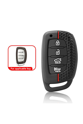 Choice 4 buttons Silicone Car Key Cases Protector Cover For Hyundai Tucson Santa Fe Rena Sonata Elantra Cre
