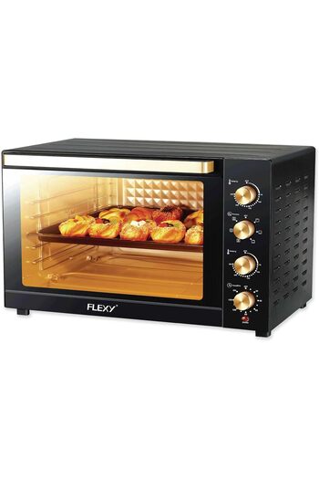 flexy Stainless steel electric oven with rotating grill and grate