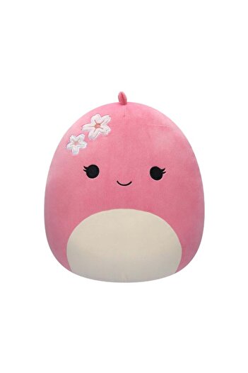 Squishmallows 12 inch Medium Plush Moira Pink Dinosaur with Sakura Flowers Officially Licensed Kelly