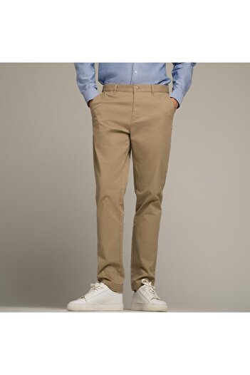 Giordano Men's Stretch Twill Khaki Pants